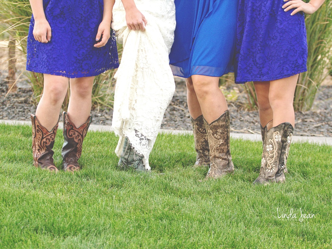 Rustic Wedding-Cowboy boots, Idaho
